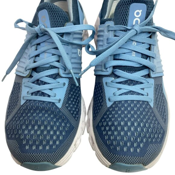 On Cloud Cloudswift Helion Womens 8 Sneakers Running Athletic Shoes Blue - Picture 3 of 14